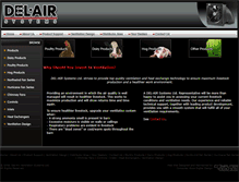 Tablet Screenshot of del-air.com